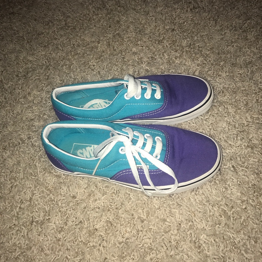 Purple and Blue vans